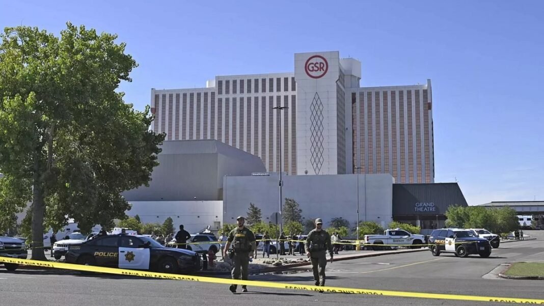 At least two people were killed and three injured in Nevada casino shooting, police say  