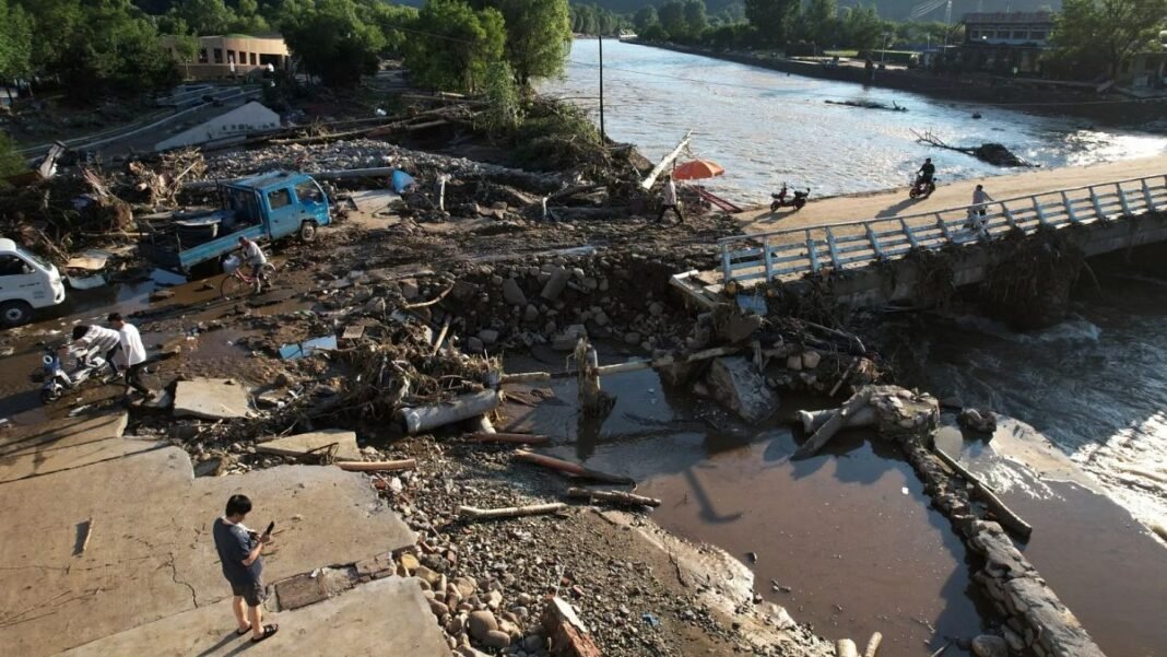 Beijing officials say 31 people died in care homes during the flood  