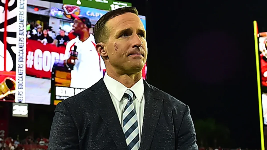 Drew Brees Stuns Fans with New Hair in NBC Debut