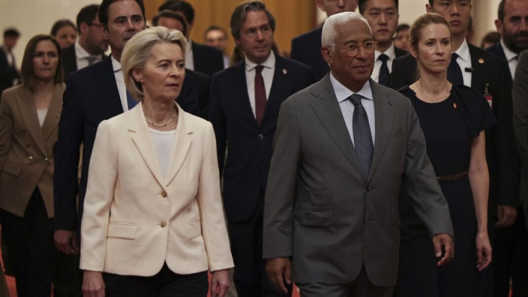 EU reports more balanced relationships at Beijing's scaling back EU-China summit  