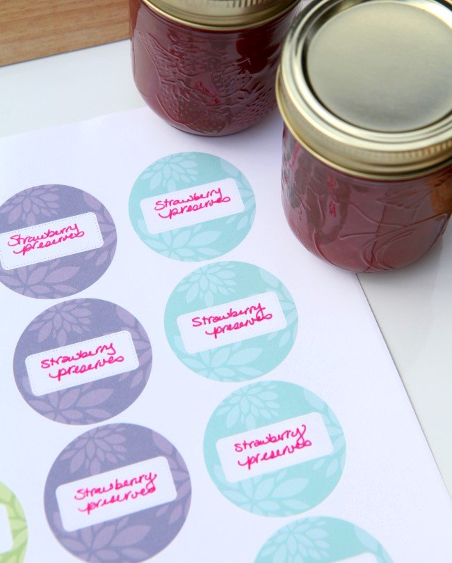 Printable Canning Labels