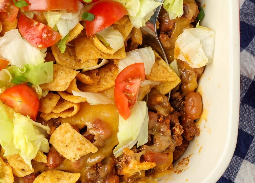 Frito Pie Casserole - Barefeet in the Kitchen