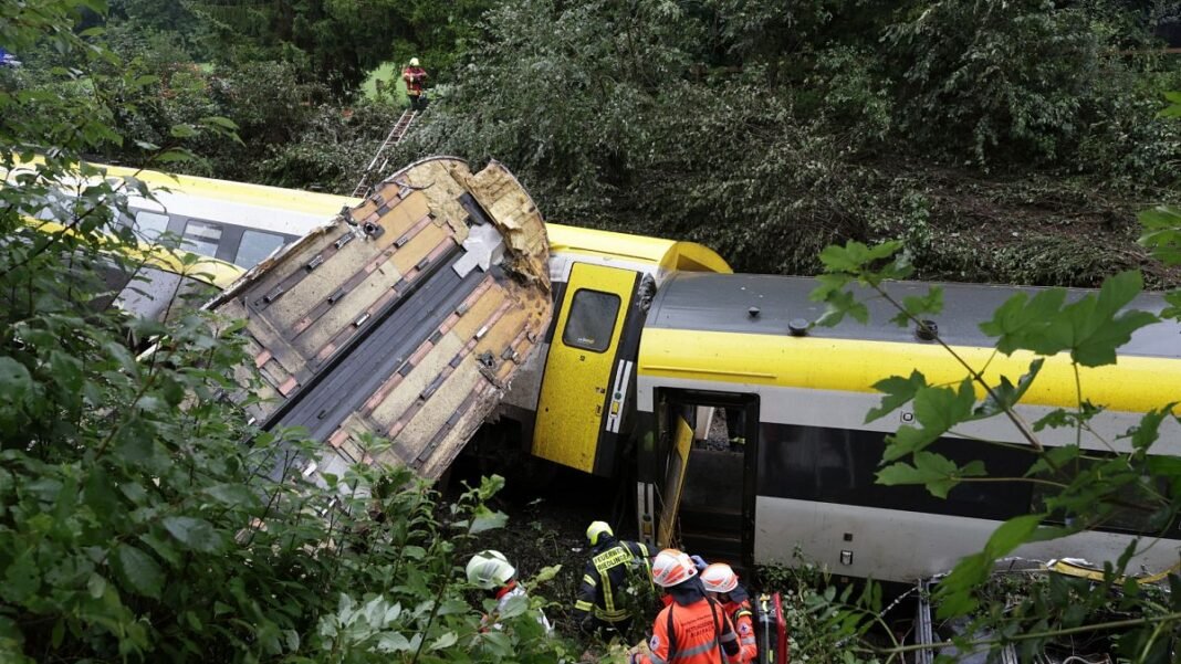 German regional trains derail and kill at least three people  