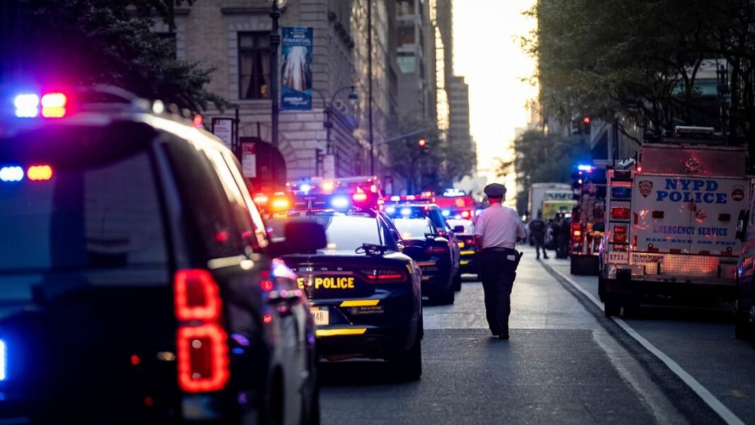 Gunman fires at Manhattan office building in New York City, killing at least four people  