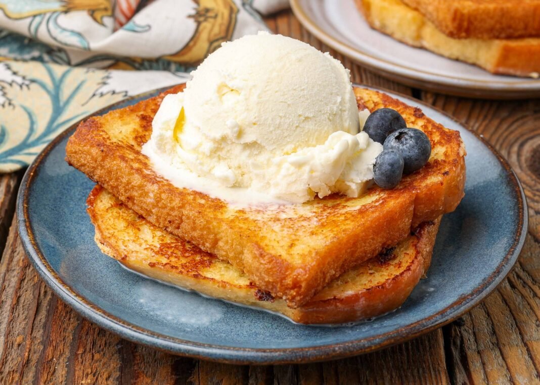 Ice Cream French Toast - Barefeet in the Kitchen