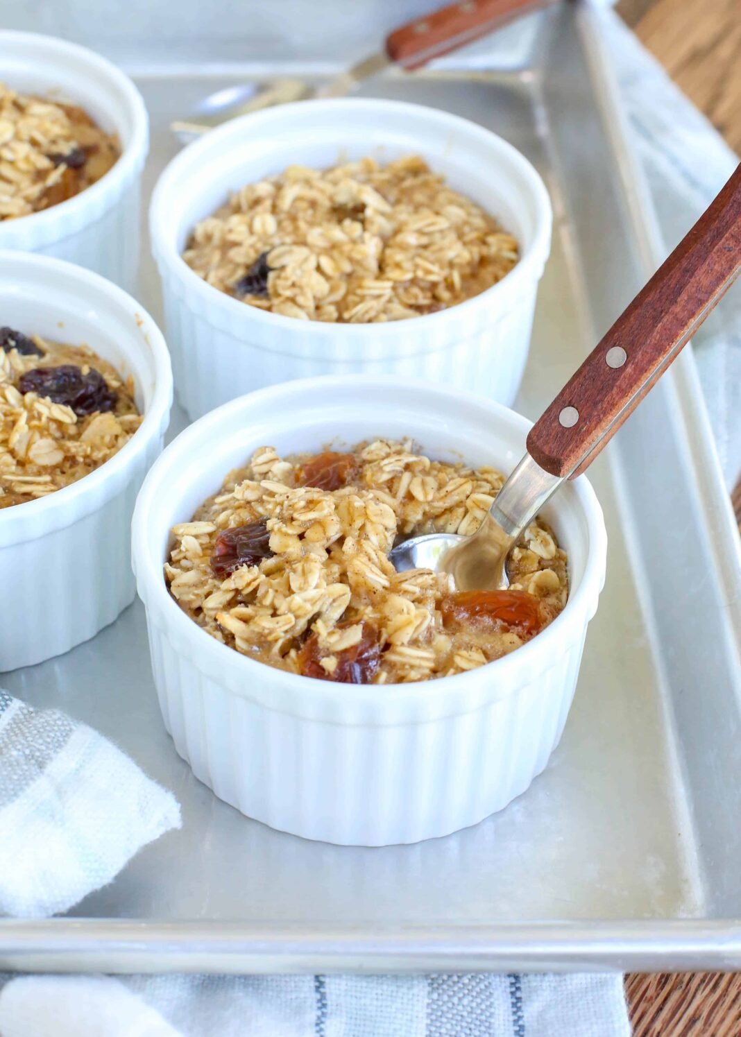 Irresistible Baked Oatmeal Cups - Barefeet In The Kitchen