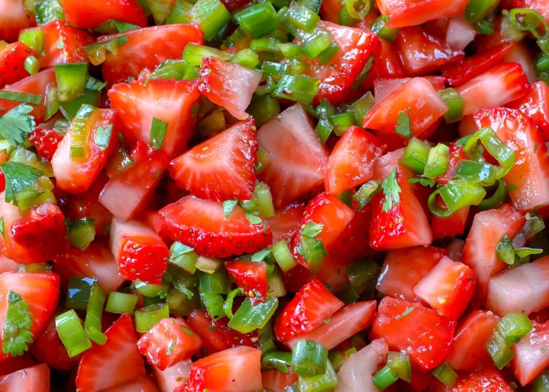 Strawberry Salsa - Barefeet in the Kitchen