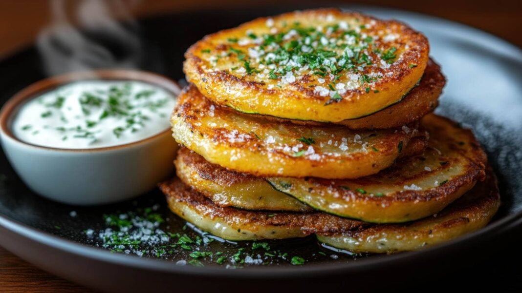 With creamy avocado dip, this high protein pancake makes a healthy breakfast recipe!  