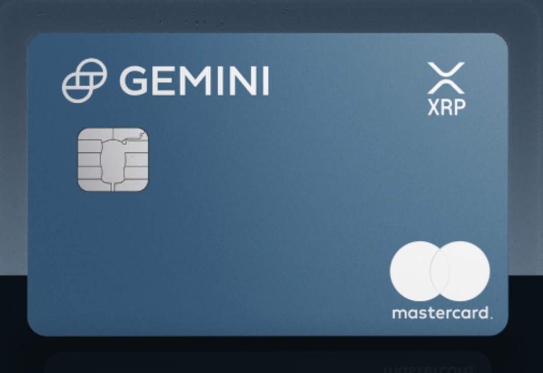 Gemini will release XRP Crypto credit cards  