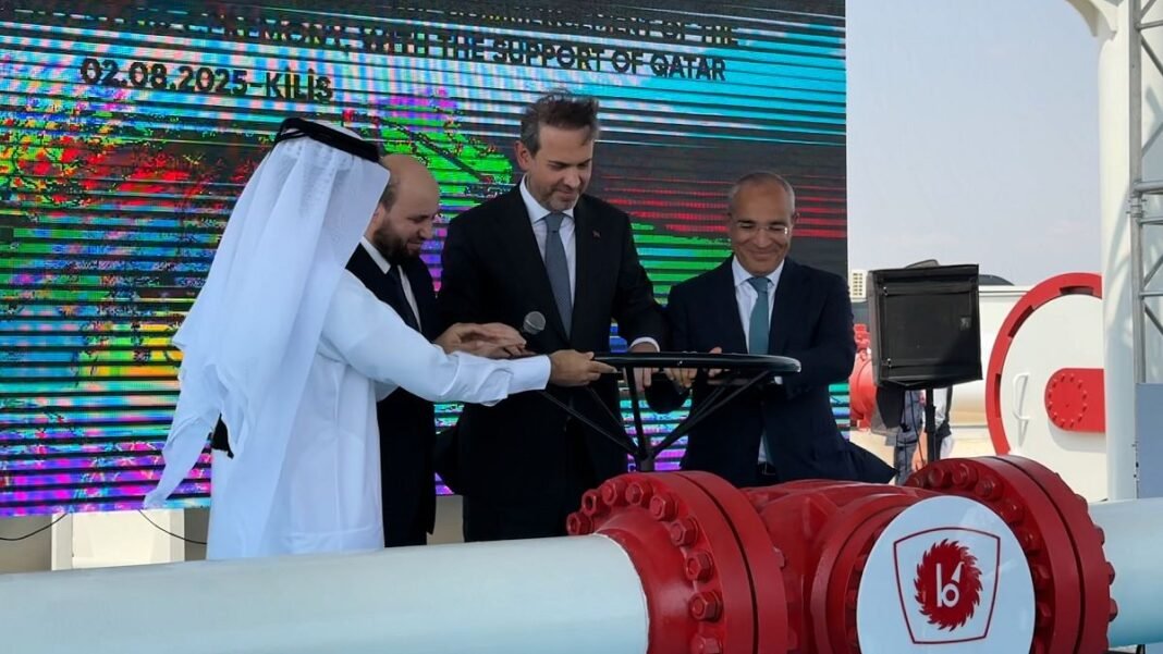 Kilis-aleppo natural gas pipeline has opened: gas flow from Türkiye to Syria has begun  