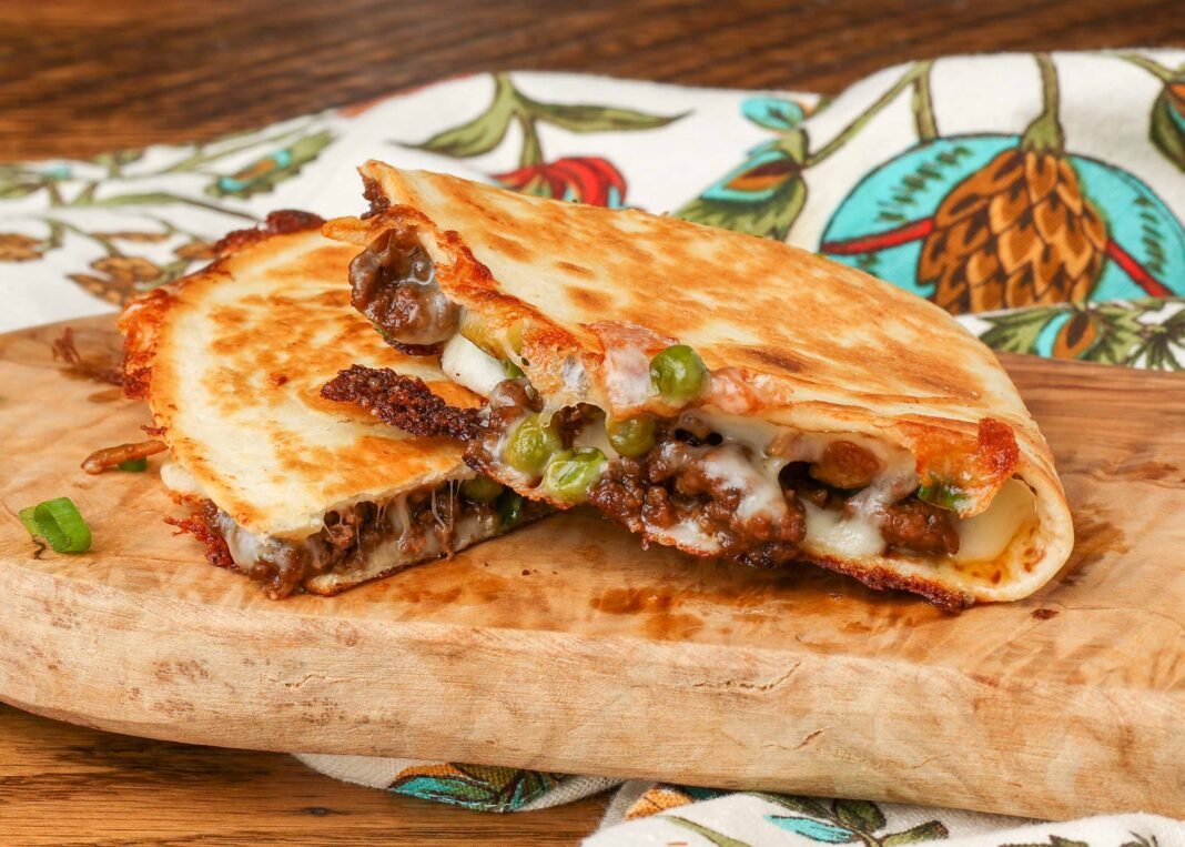 Korean Beef Quesadilla - Barefeet in the Kitchen
