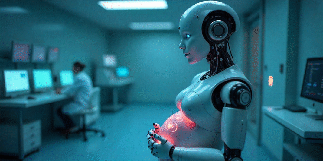 Artificial uterine robots can produce humans  