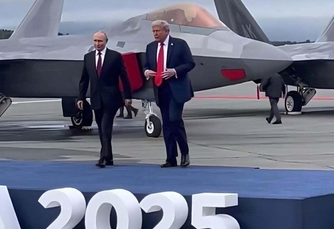 As the summit begins, Trump and Putin greet each other  