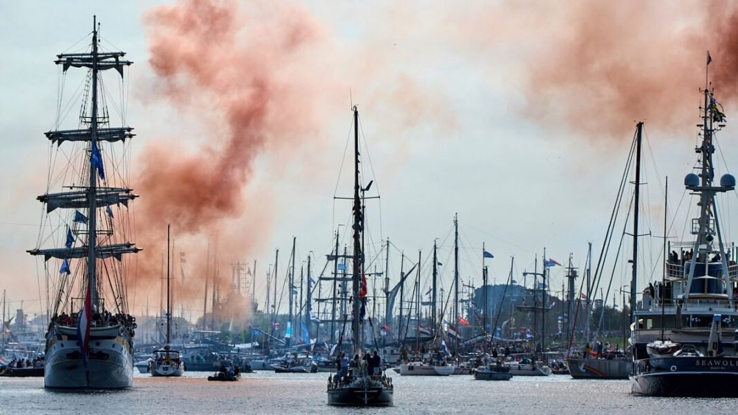 video. The Sail Festival returns to Amsterdam with hundreds of historic ships  