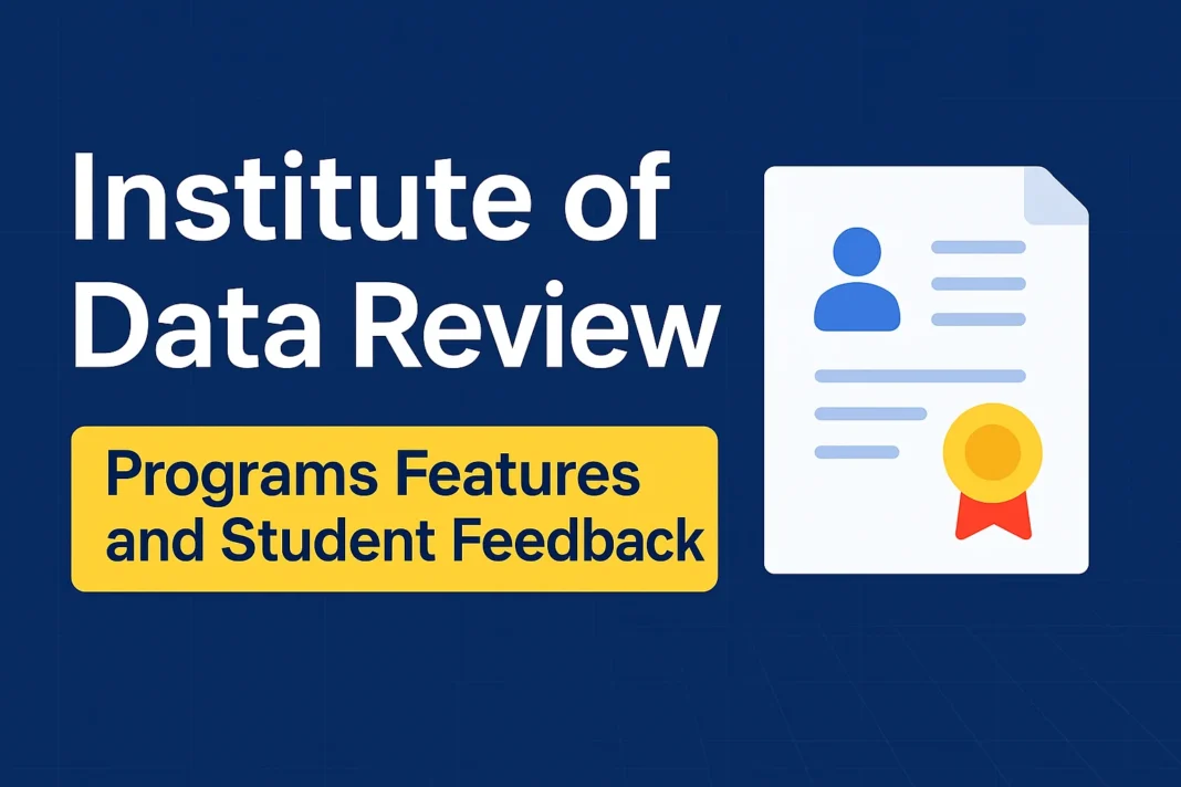 Institute of Data Review: Your Guide to Tech Career Success