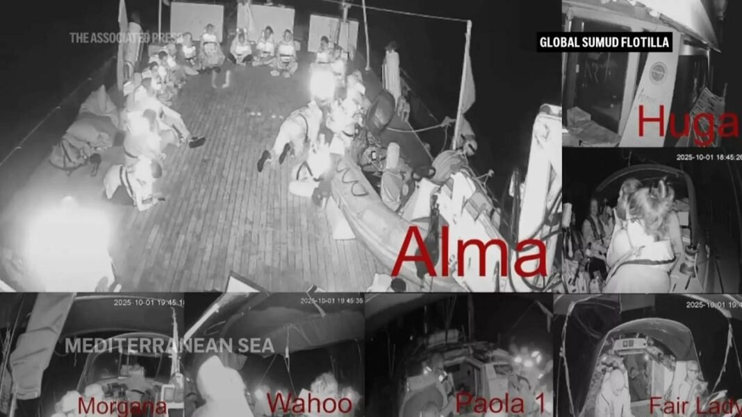 Gaza-bound aid fleet activists say Israel will intercept the container  