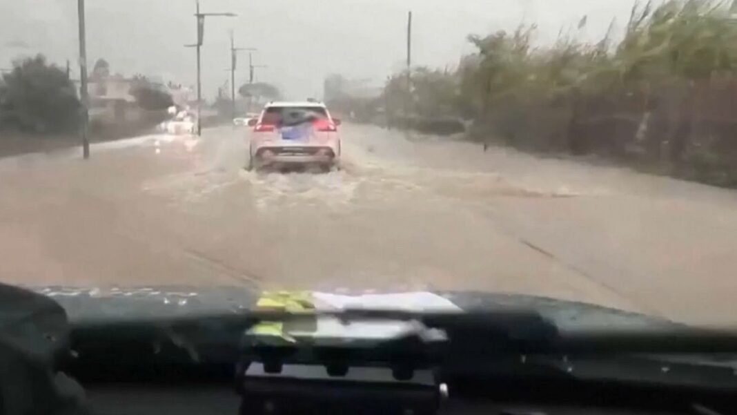 Spain weather alert: Storm Alice brings flooding and travel disruption to Catalonia, Valencia, Ibiza  