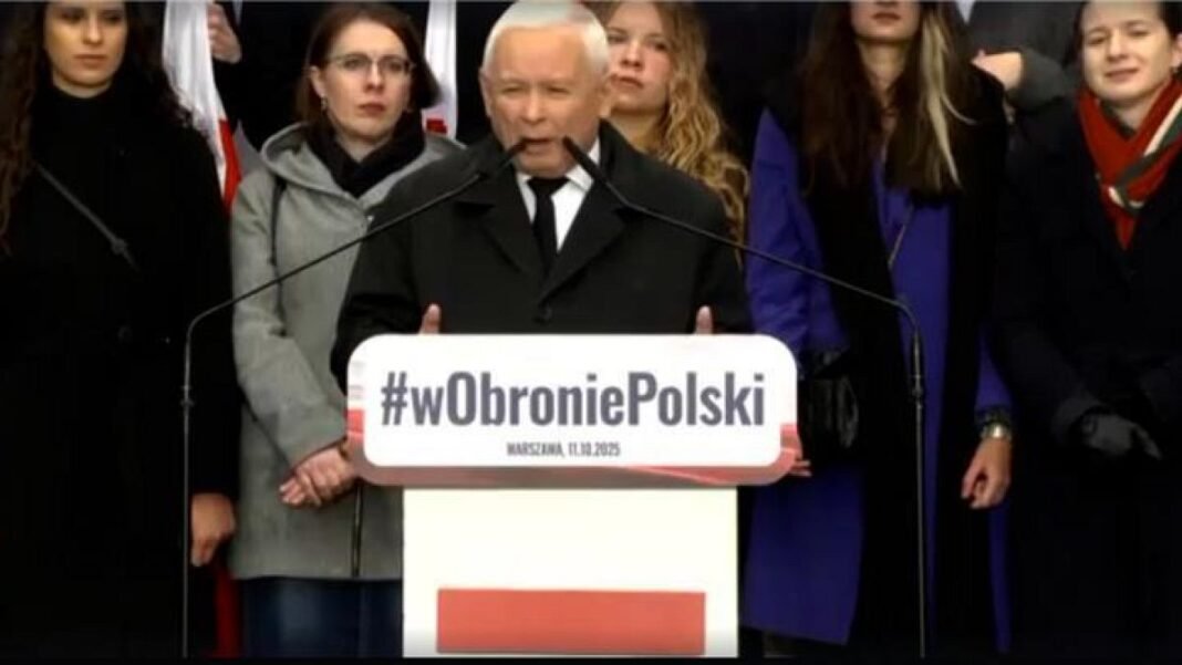 “Stop illegal immigration!” “No to Mercosur” – right-wing protesters take to the streets of Warsaw  