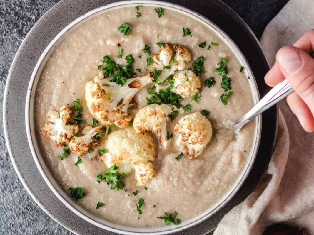roasted-cauliflower-chestnut-soup-4689.jpg 15 Hearty Cauliflower Soups to Warm You Up This Chilly Season! – One Green Planet