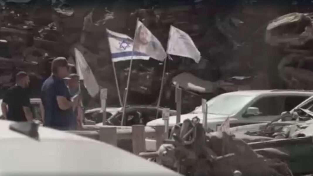 video. Israeli car cemetery becomes memorial to Hamas victims  