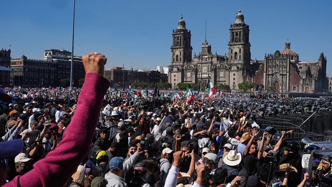 video. Clashes erupt during Gen Z protests against President Sheinbaum in Mexico City  