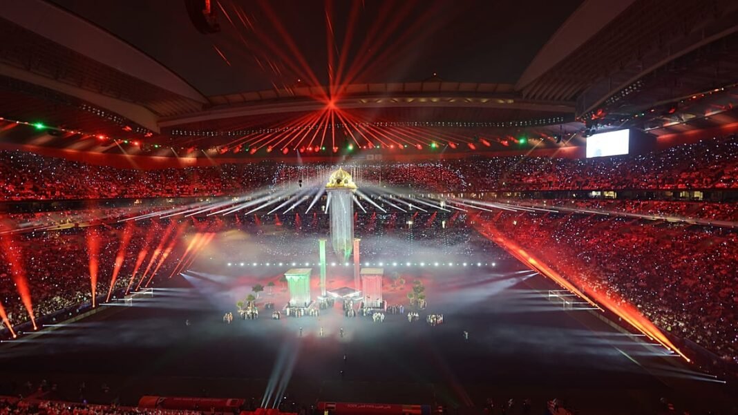 FIFA Arab Cup begins in Doha after a brilliant opening ceremony as Palestine beat hosts Qatar  