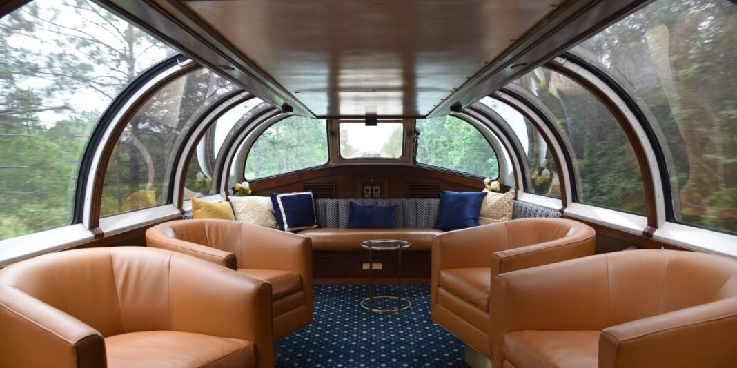 Holloway unveils private luxury train in California, Colorado  