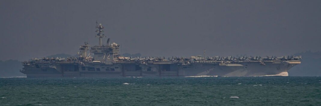 President Trump claims 'massive' US armada is on the way as tensions with Iran escalate  