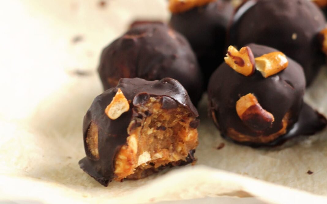 Peanut-Butter-Pretzel-Truffles.jpg 20 Blissfuly Irresistible Truffle Recipes for a Luxurious V-Day! – One Green Planet