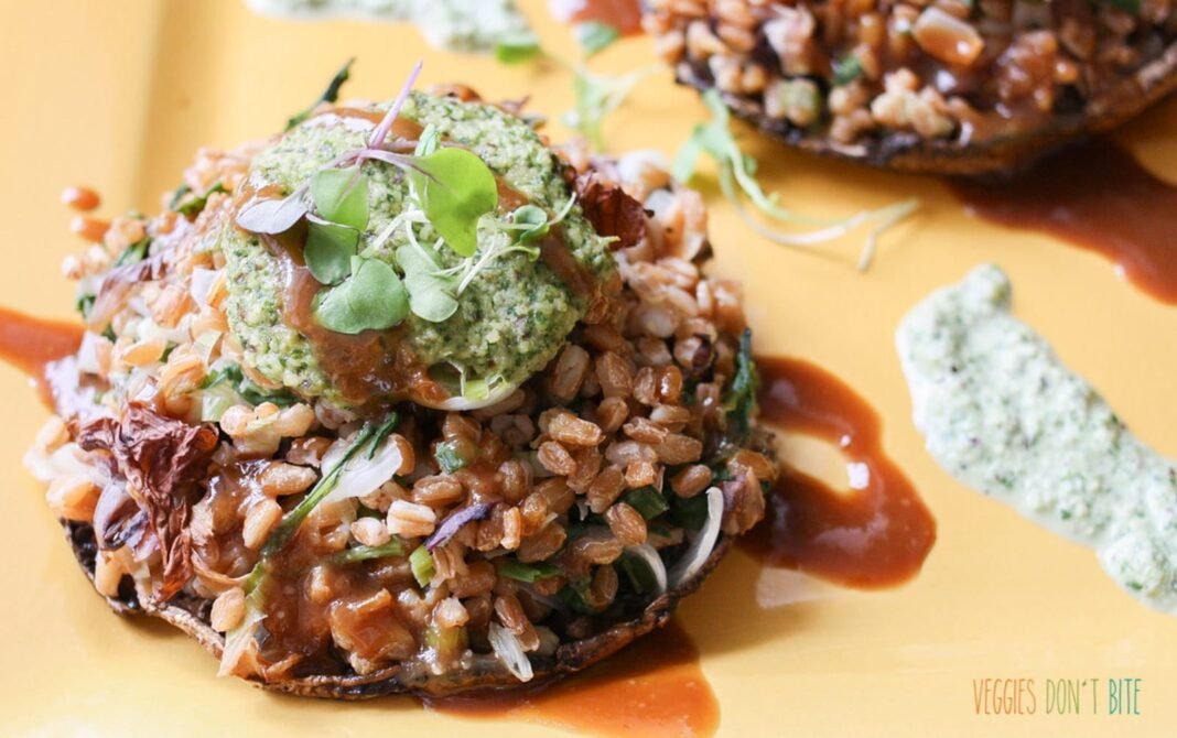 stuffed-portobello-mushrooms-kale-arugula-radicchio-79.jpg 10 Mushrooms Stuffed to Perfection! – One Green Planet