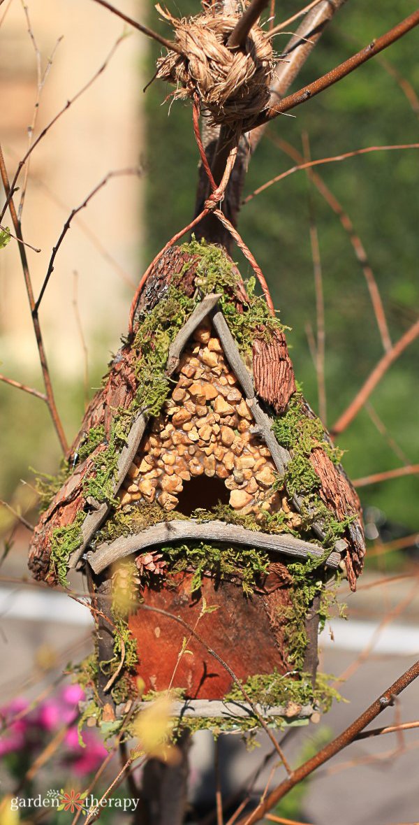 Foraged-Materials-Birdhouse.jpg Whimsical Foraged Fairy Houses You Would Think Were Actually Made By Fairies