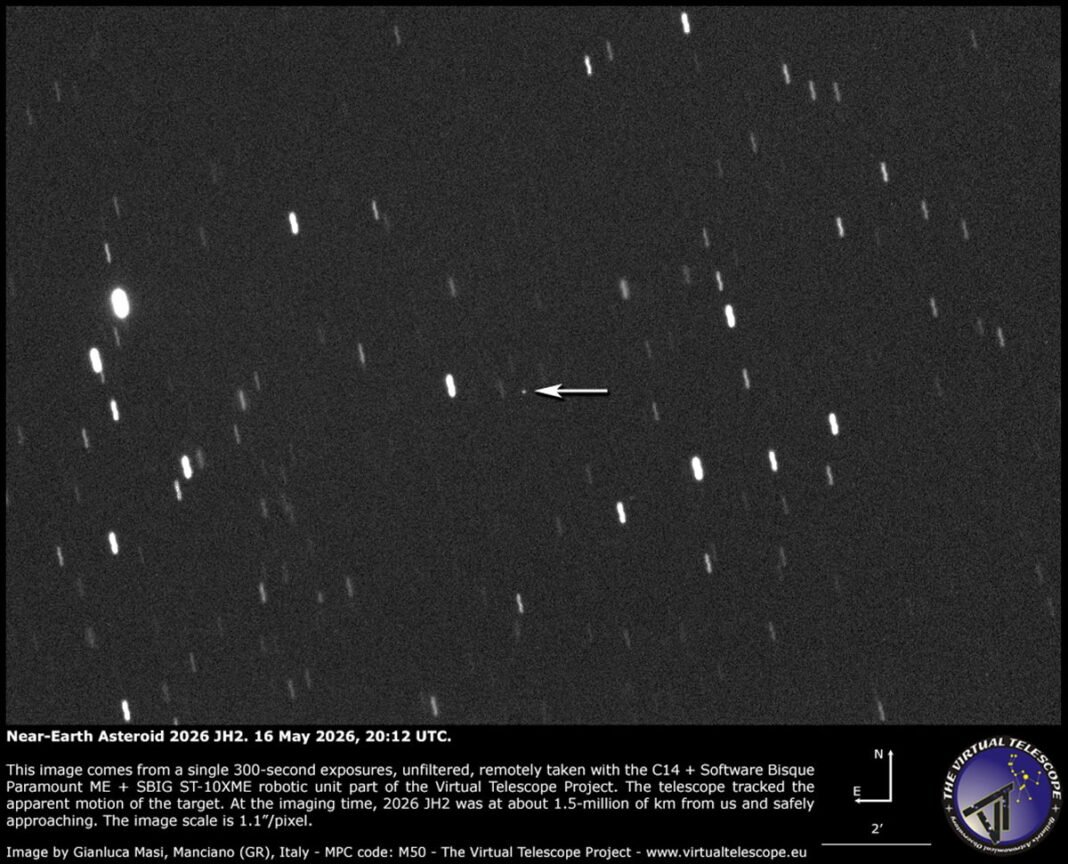 A giant asteroid discovered a few days ago is now approaching Earth  
