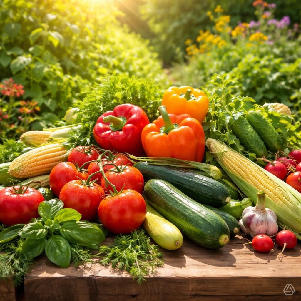 ChatOn-image-35.jpeg summer produce science seasonal eating plant-based nutrition 2026 tomatoes blueberries corn