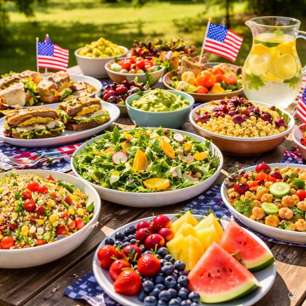ChatOn-image-36.jpeg vegan picnic summer salad ideas Memorial Day 2026 grain salad kale dressings portable