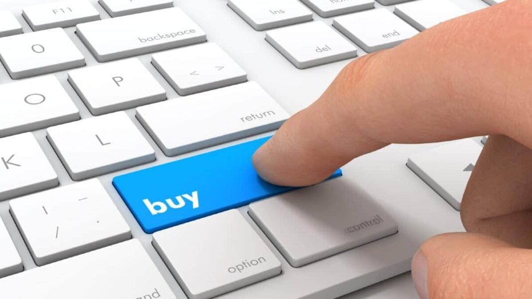 Is this stock, up 15% in one day, one of Finger clicking a button marked 'Buy' on a keyboard