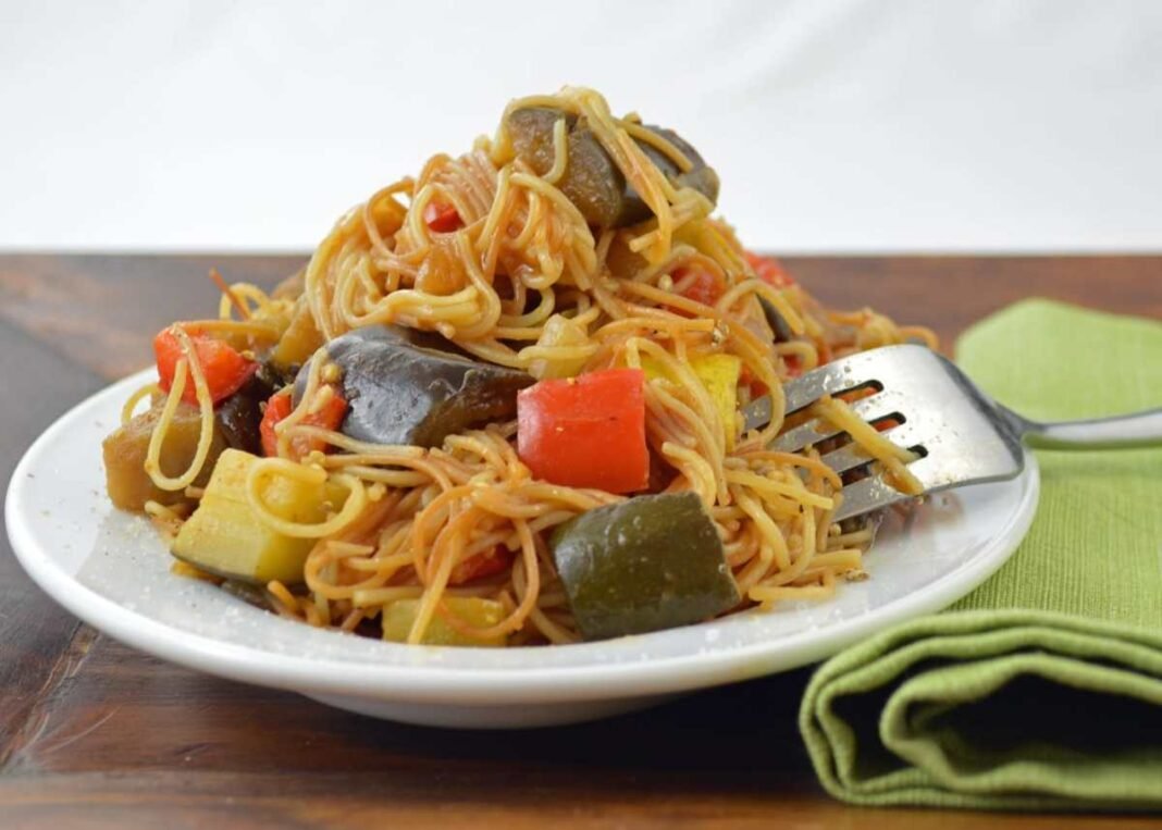 Ratatouille Fideo Fusion [Vegan] – One Green Planet