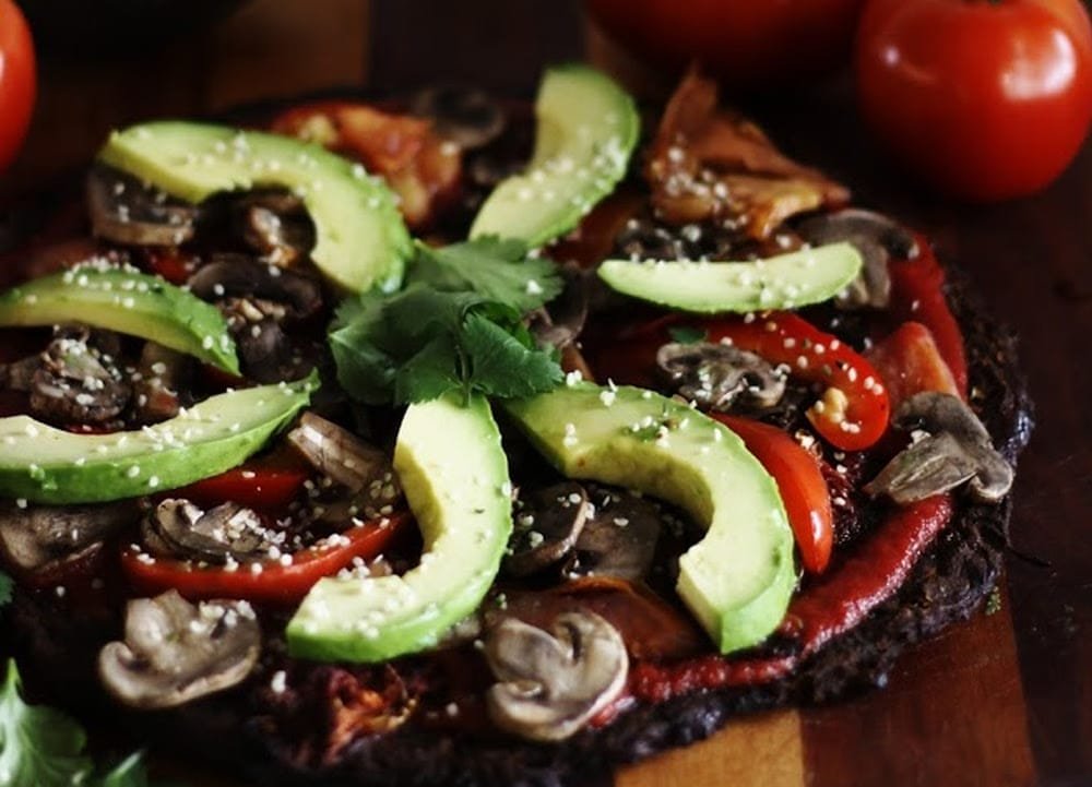 raw pizza