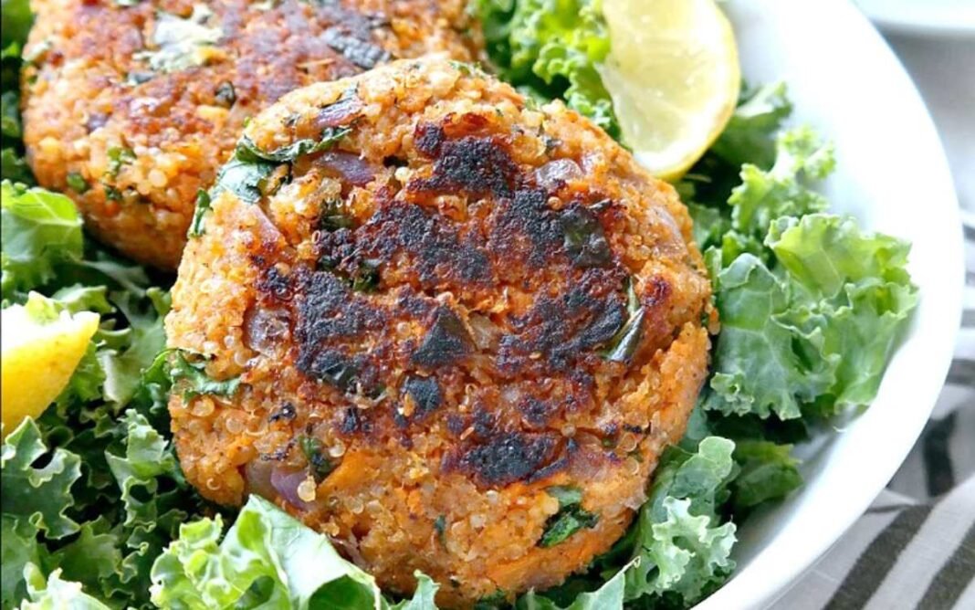 Quinoa Kale Veggie Burgers [Vegan] – One Green Planet